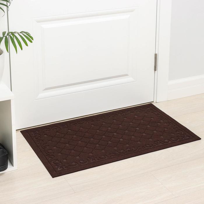 Коврик влаговпитывающий «Ромбы», 45×75 см, цвет коричневый
Коврик влаговпитывающий «Ромбы», 45×75 см, цвет коричневый