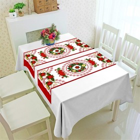 Набор скатертей (дорожек) (2 шт) Приглашение (красный) 50*150 см, габардин, 100% п/э
Набор скатертей (дорожек) (2 шт) Приглашение (красный) 50*150 см, габардин, 100% п/э
