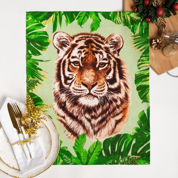 Полотенце вафельное Тигры рис.2 45х60 см, зелёный, хлопок 100%, 160г/м2
Полотенце вафельное Тигры рис.2 45х60 см, зелёный, хлопок 100%, 160г/м2