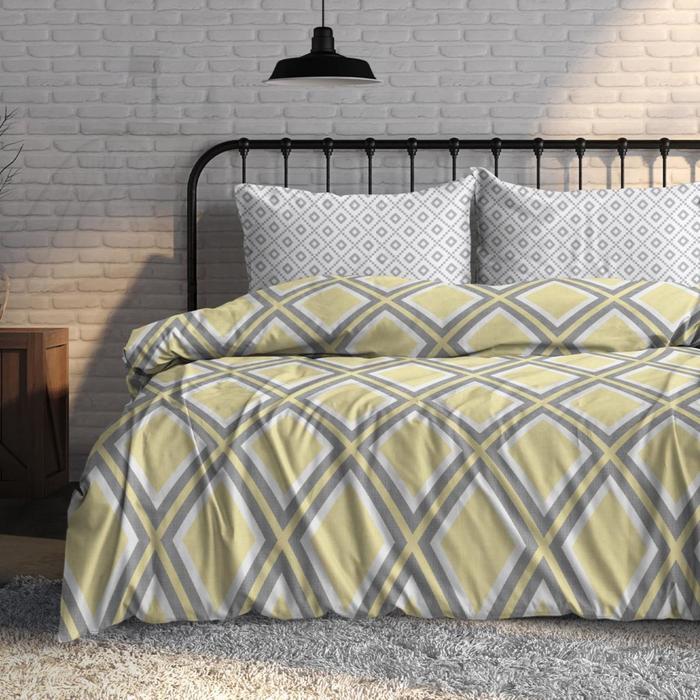 Постельное бельё евро Skyline, размер 220x240 см, 220x215 см, 70x70 см - 2 шт
Постельное бельё евро Skyline, размер 220x240 см, 220x215 см, 70x70 см - 2 шт