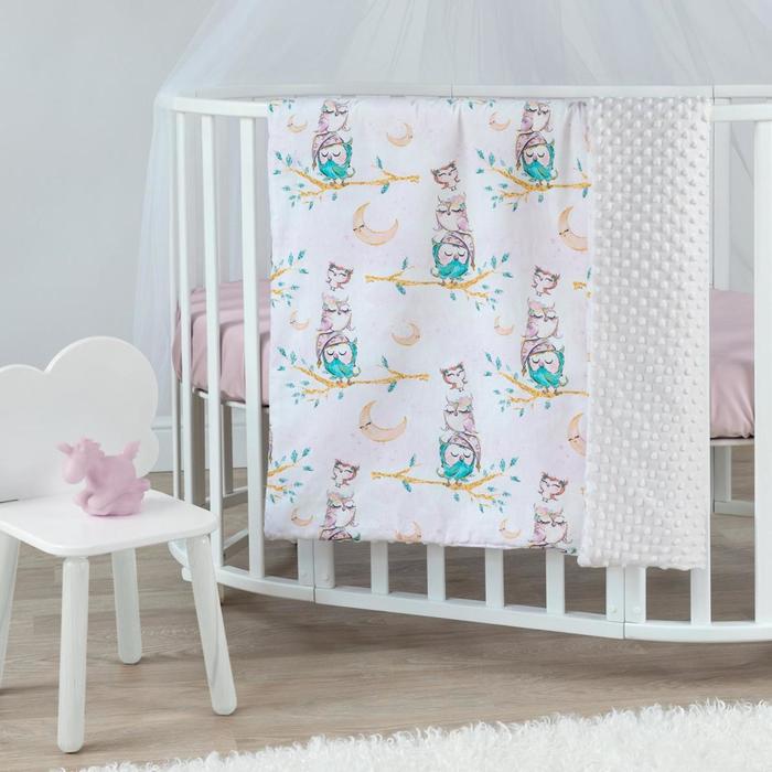 Плед-покрывало детское Sleep owls, размер 88х88 см
Плед-покрывало детское Sleep owls, размер 88х88 см