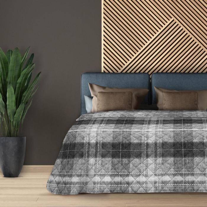 Покрывало стёганое Mohair, размер 210х220 см
Покрывало стёганое Mohair, размер 210х220 см