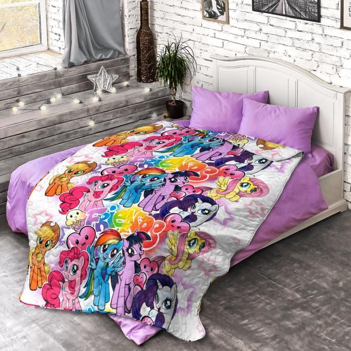 Покрывало стёганое, детское My Little Pony, размер 145х200 см
Покрывало стёганое, детское My Little Pony, размер 145х200 см