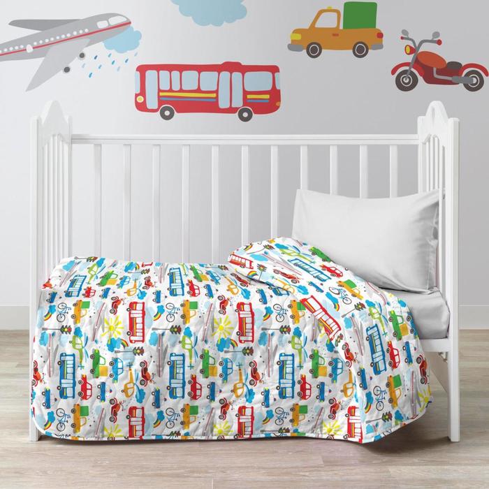 Покрывало стёганое, детское «Городское движение», размер 90х140 см
Покрывало стёганое, детское «Городское движение», размер 90х140 см