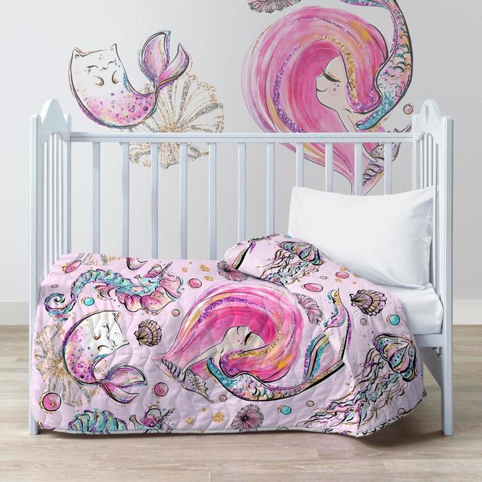 Покрывало стёганое, детское Little, размер 90х140 см
Покрывало стёганое, детское Little, размер 90х140 см