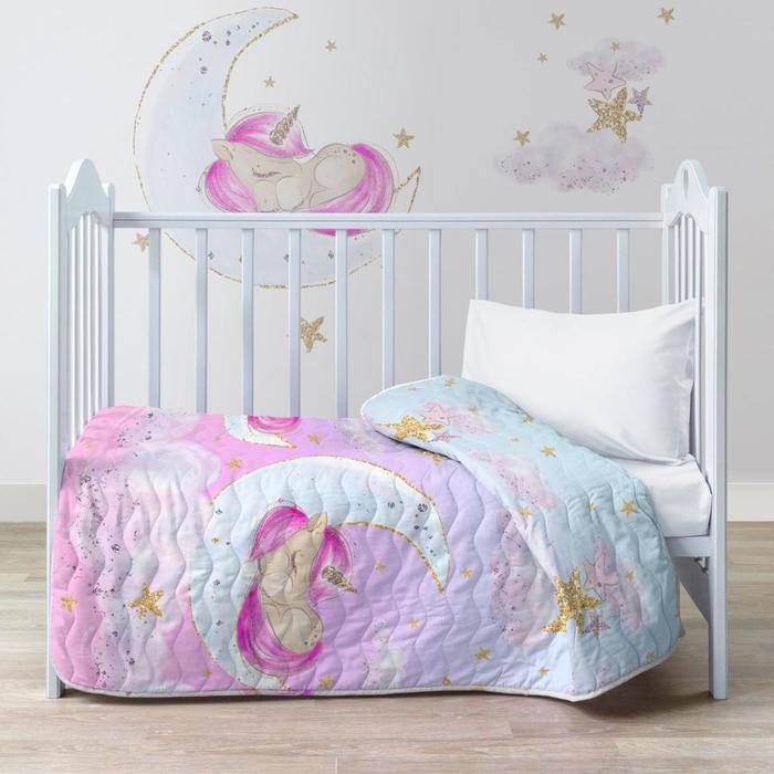 Покрывало стёганое, детское Sleep, размер 90х140 см 
Покрывало стёганое, детское Sleep, размер 90х140 см