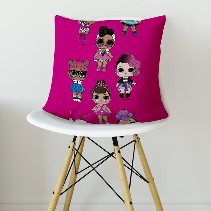 Подушка декоративная детская LOL Surprise, размер 45х45 см
Подушка декоративная детская LOL Surprise, размер 45х45 см