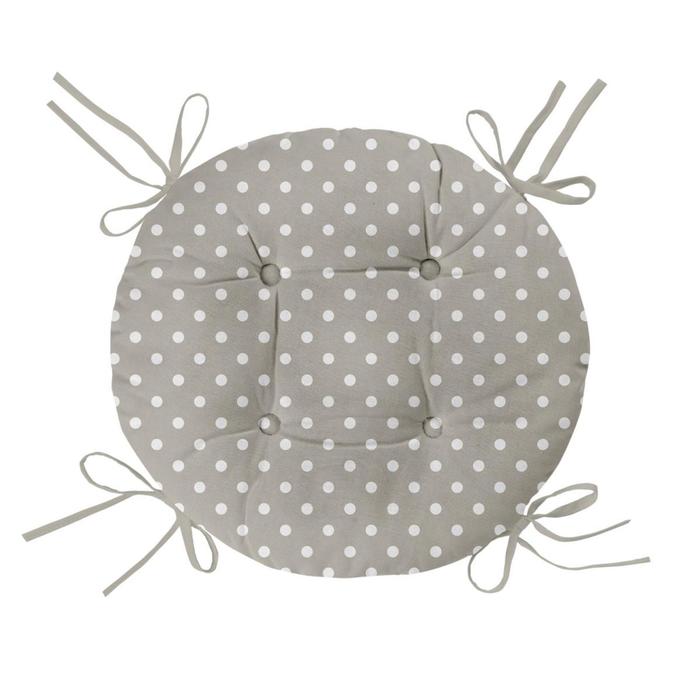 Подушка на стул круглая «Горох», размер d45 см
Подушка на стул круглая «Горох», размер d45 см