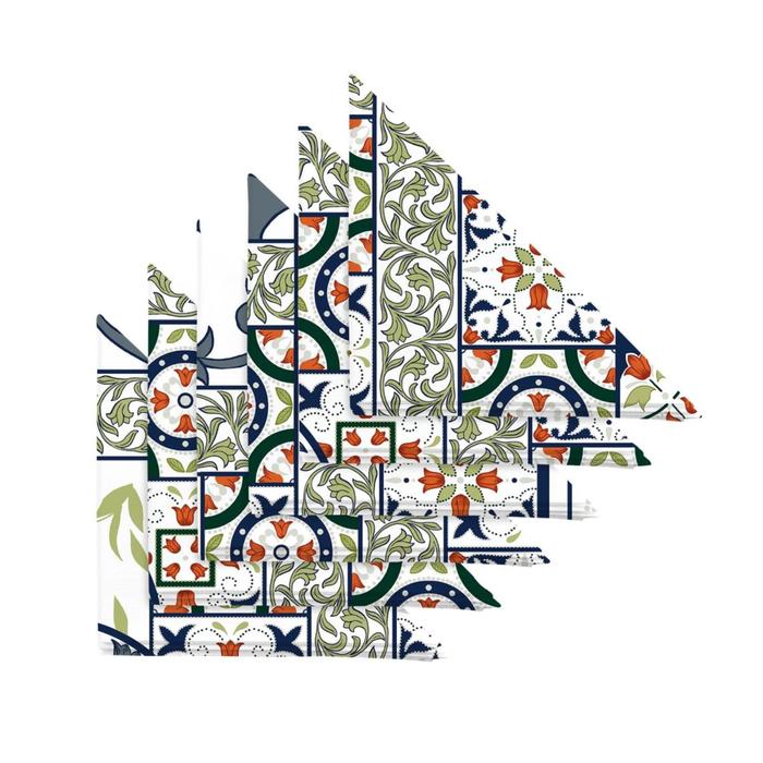 Комплект салфеток «Азулежу», размер 32х32 см, 6 шт
Комплект салфеток «Азулежу», размер 32х32 см, 6 шт