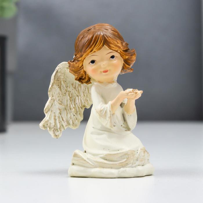 Сувенир полистоун "Ангел сидит на облачке, в ладошках звёзды" кремово-золотой 6,5х4,5х5 см
Сувенир полистоун "Ангел сидит на облачке, в ладошках звёзды" кремово-золотой 6,5х4,5х5 см