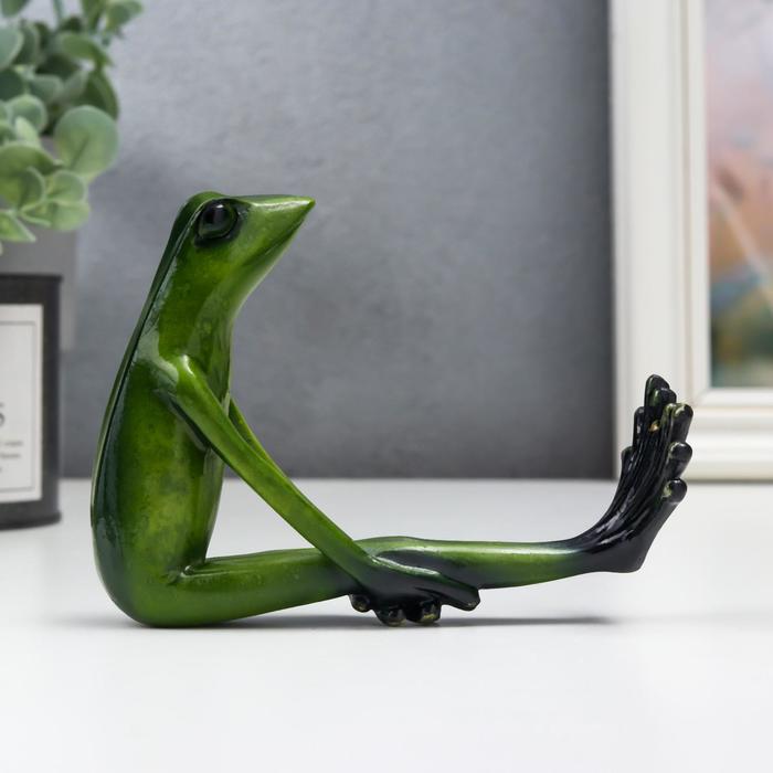 Сувенир полистоун "Зелёная лягушка - вытянутые лапки" 13х6х10,5 см
Сувенир полистоун "Зелёная лягушка - вытянутые лапки" 13х6х10,5 см
