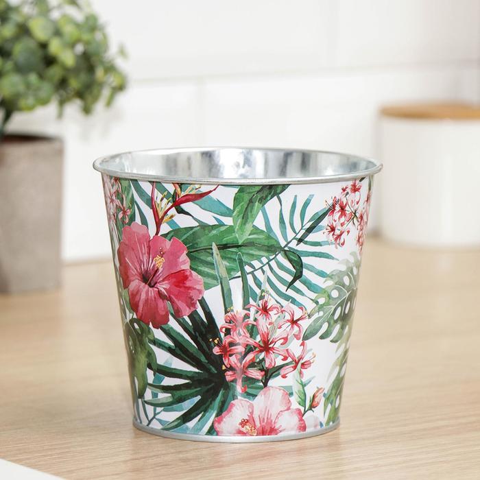 Подставка для столовых приборов металлическая «Тропики», 12×11 см
Подставка для столовых приборов металлическая «Тропики», 12×11 см