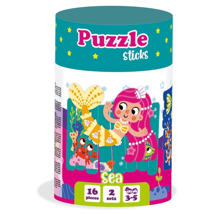 Пазлы-палочки «Море», 16 элементов
Пазлы-палочки «Море», 16 элементов