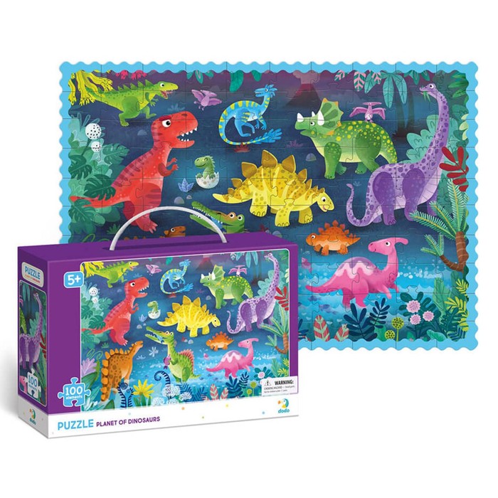 Пазл «Планета динозавров», 100 элементов
Пазл «Планета динозавров», 100 элементов