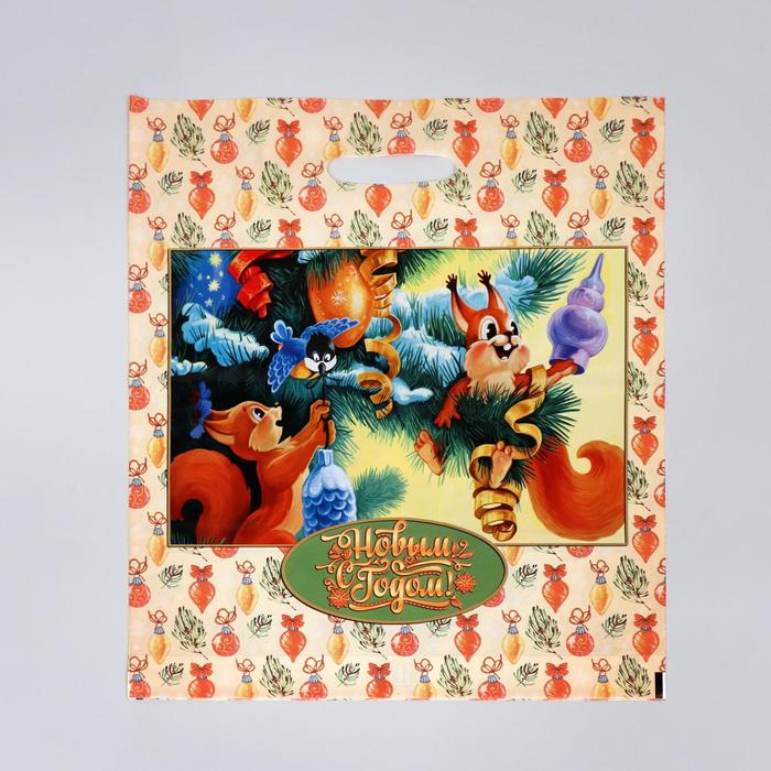 Пакет "Новогодние чудеса", полиэтиленовый с вырубной ручкой, 38х47 см, 60 мкм
Пакет "Новогодние чудеса", полиэтиленовый с вырубной ручкой, 38х47 см, 60 мкм