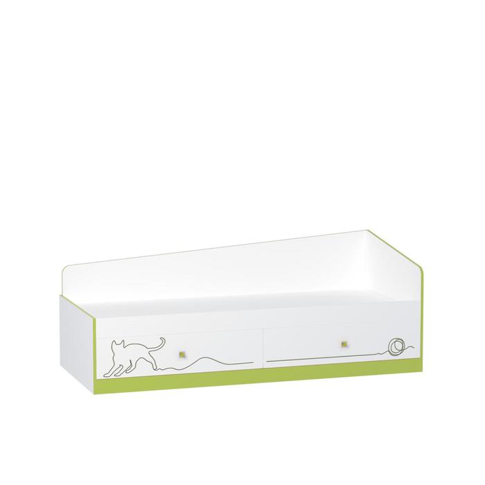 Кровать с ящиками Альфа 11.21, 1938х840х727, Лайм зеленый
Кровать с ящиками Альфа 11.21, 1938х840х727, Лайм зеленый