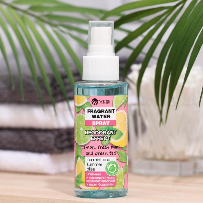 Душистая вода-спрей We're We Care Blossom dessert с дезодорирующим эффектом, 100 мл 7356594
Душистая вода-спрей We're We Care Blossom dessert с дезодорирующим эффектом, 100 мл 7356594