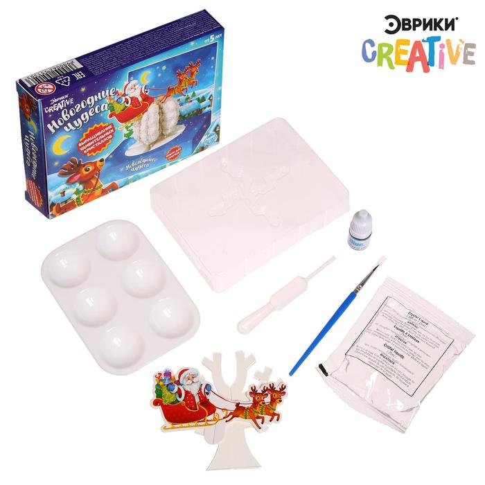Набор для опытов «Выращивание удивительных кристаллов», Новогодние чудеса 
Набор для опытов «Выращивание удивительных кристаллов», Новогодние чудеса