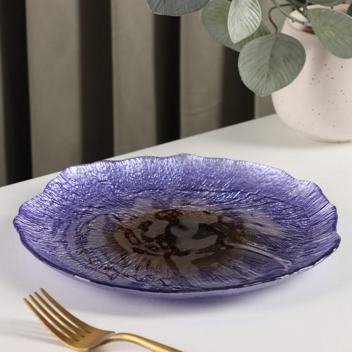 Блюдо «Флора», d=21 см, цвет сиреневый
Блюдо «Флора», d=21 см, цвет сиреневый