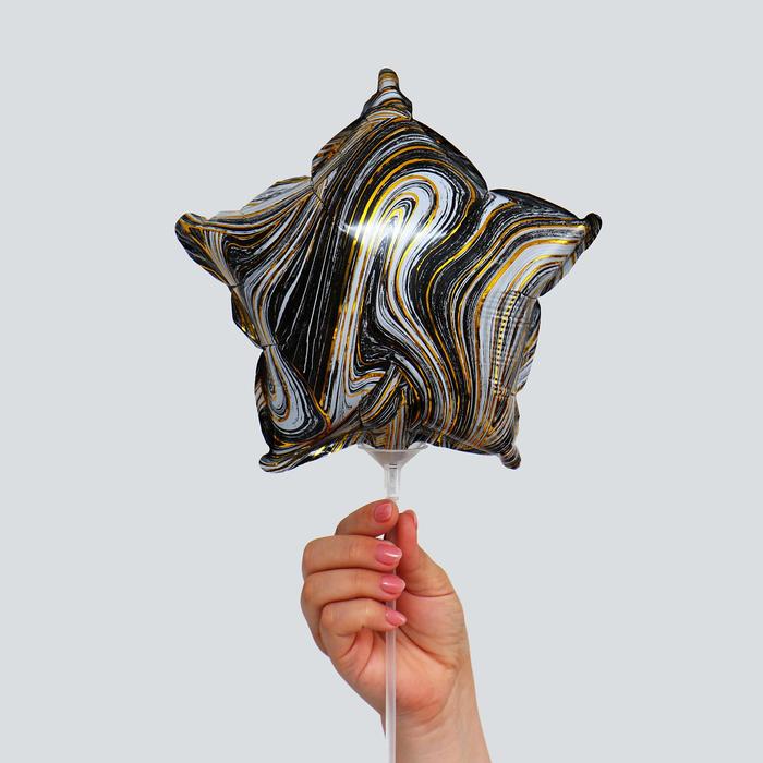 Шар фольгированный 12" «Звезда мрамор», цвет чёрный
Шар фольгированный 12" «Звезда мрамор», цвет чёрный