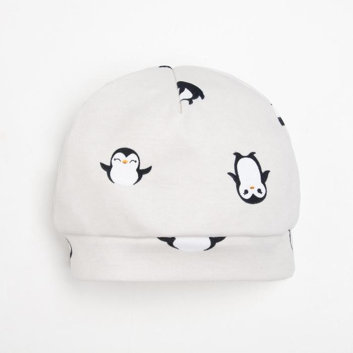 Чепчик (шапочка) Крошка Я "Пингвин", серый, р.40
Чепчик (шапочка) Крошка Я "Пингвин", серый, р.40