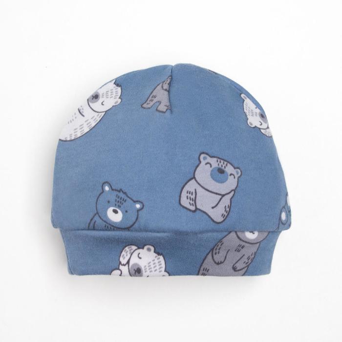Чепчик (шапочка) Крошка Я "Мишка", синий, р.40
Чепчик (шапочка) Крошка Я "Мишка", синий, р.40