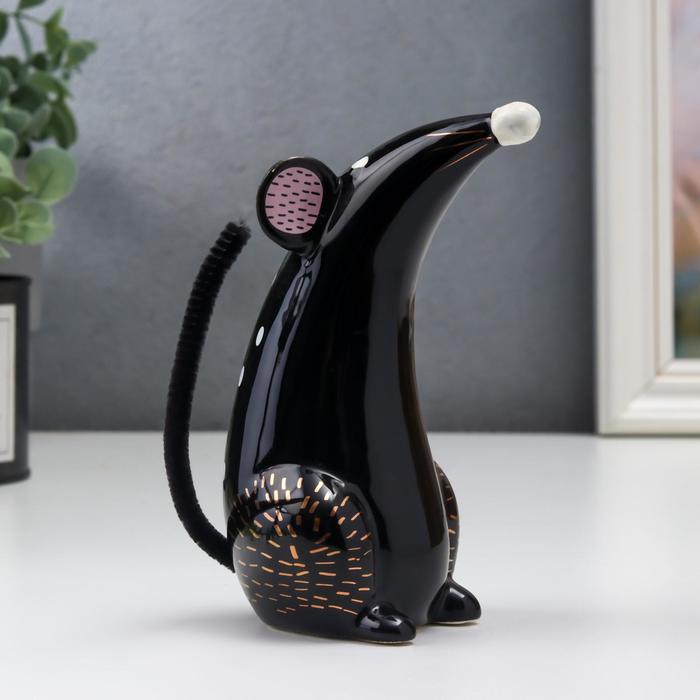 Сувенир керамика "Крыска" чёрный 13,5х6,8х8,5 см
Сувенир керамика "Крыска" чёрный 13,5х6,8х8,5 см