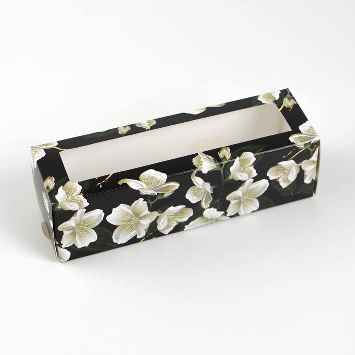 Коробка для макарун Flowers, 5.5 × 18 × 5.5 см
Коробка для макарун Flowers, 5.5 × 18 × 5.5 см