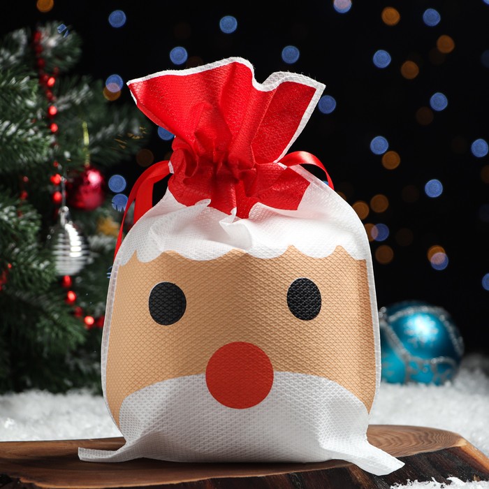 Мешок подарочный "Дед мороз", 22 x 31 см
Мешок подарочный "Дед мороз", 22 x 31 см