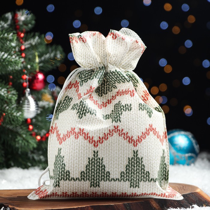 Мешок подарочный "Вязанные мотивы", 22 x 31 см
Мешок подарочный "Вязанные мотивы", 22 x 31 см