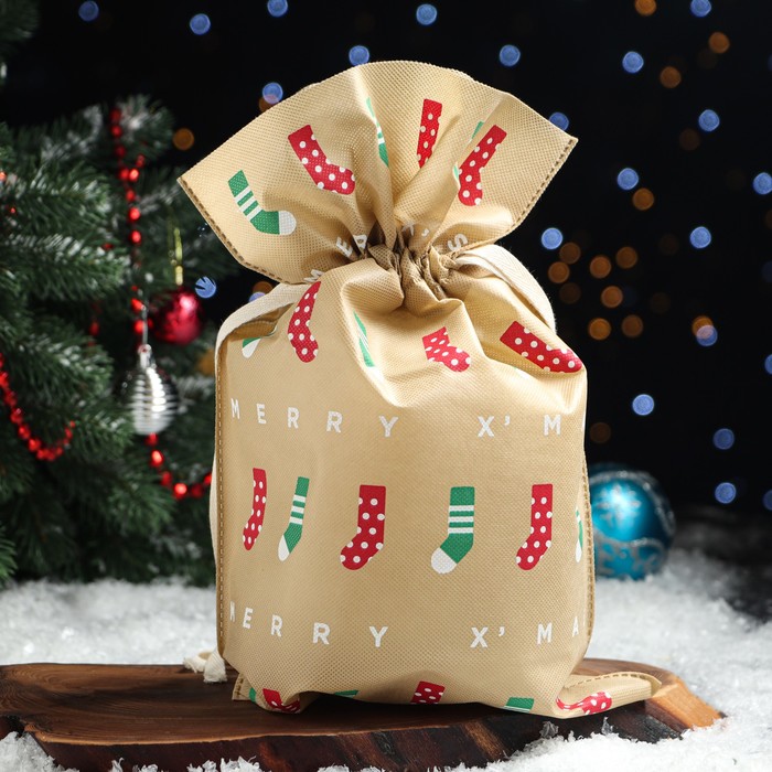 Мешок подарочный "Носки с подарками", 27 x 40,5 см
Мешок подарочный "Носки с подарками", 27 x 40,5 см