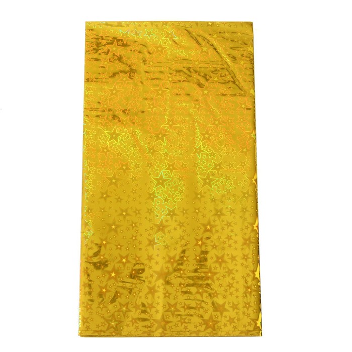 фото Скатерть «голография» звёзды, 137 × 183 см, цвет золото страна карнавалия