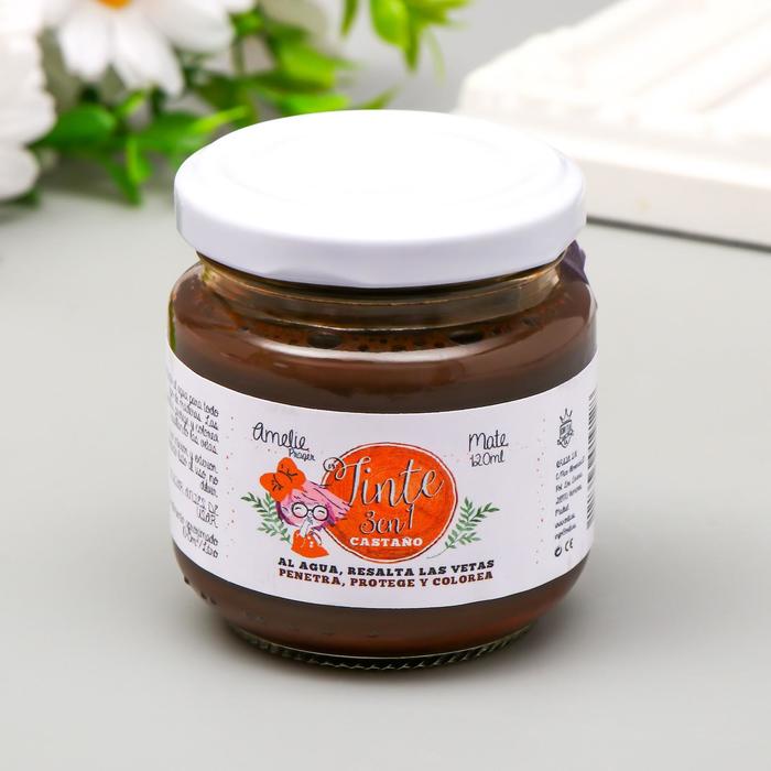 Краска-лак для дерева 3 в 1 AMELIE каштановый, 120 мл
Краска-лак для дерева 3 в 1 AMELIE каштановый, 120 мл