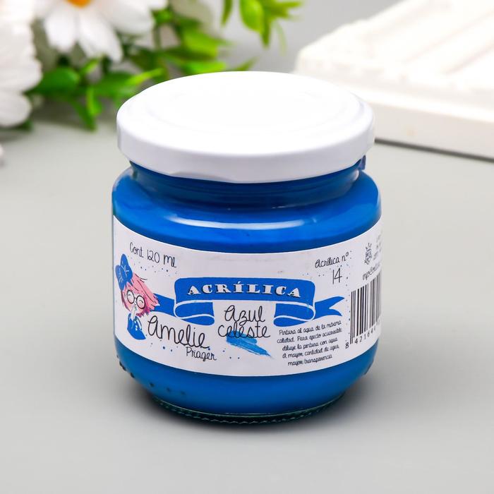 Акриловая краска AMELIE светло-синий. 120 мл
Акриловая краска AMELIE светло-синий. 120 мл