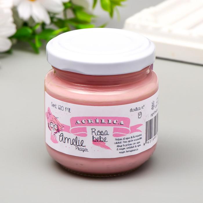 Акриловая краска AMELIE розовый. 120 мл
Акриловая краска AMELIE розовый. 120 мл