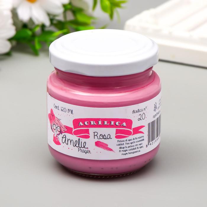 Акриловая краска AMELIE роза. 120 мл
Акриловая краска AMELIE роза. 120 мл