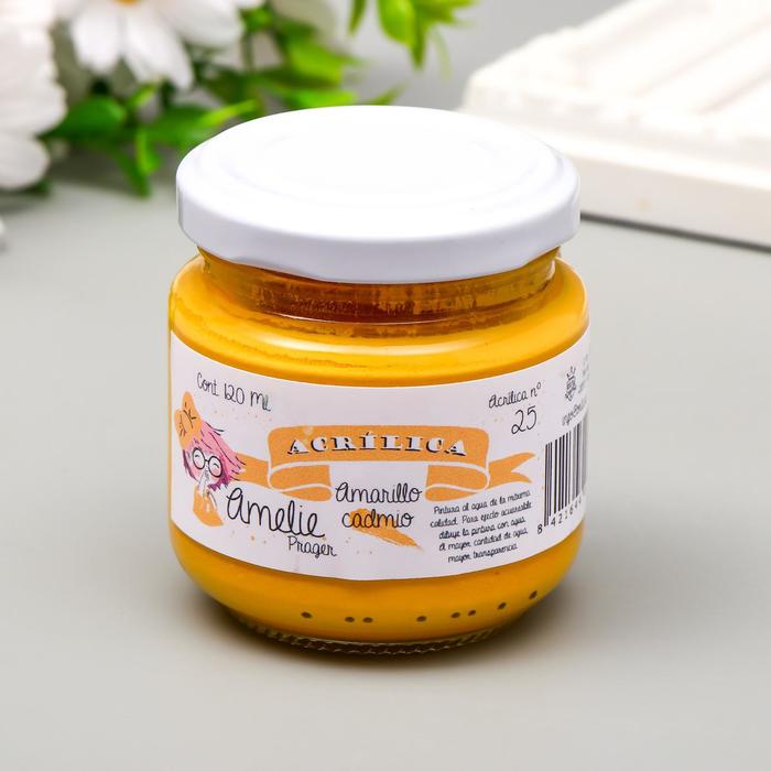 Акриловая краска AMELIE жёлтый кадмий. 120 мл
Акриловая краска AMELIE жёлтый кадмий. 120 мл