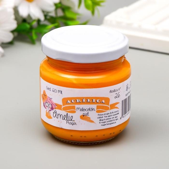 Акриловая краска AMELIE персиковый. 120 мл
Акриловая краска AMELIE персиковый. 120 мл