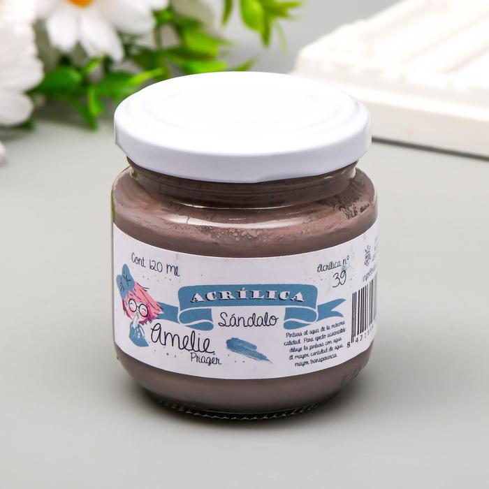 Акриловая краска AMELIE сандал. 120 мл
Акриловая краска AMELIE сандал. 120 мл