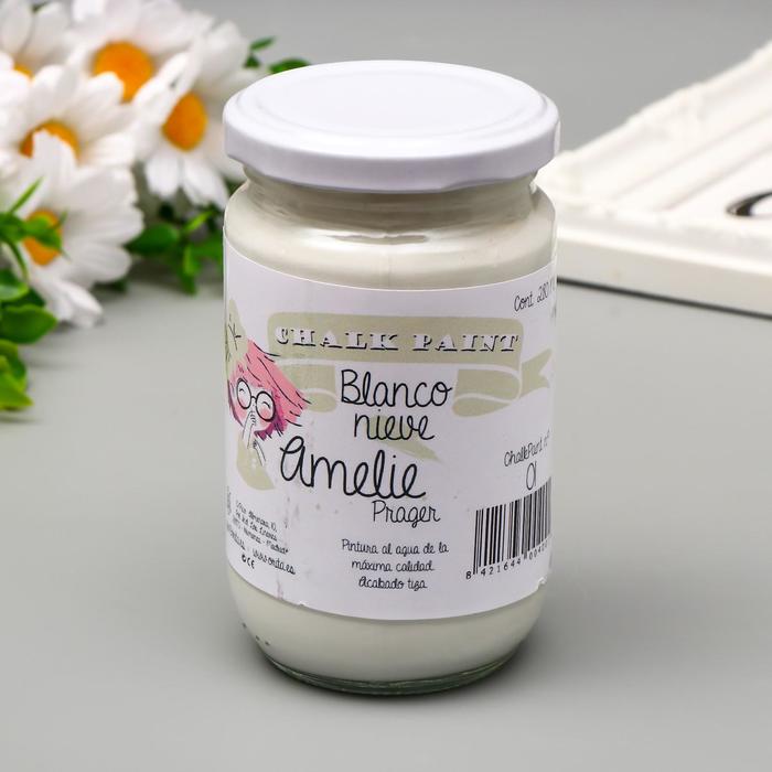 Меловая краска AMELIE белый снег, 280 мл
Меловая краска AMELIE белый снег, 280 мл