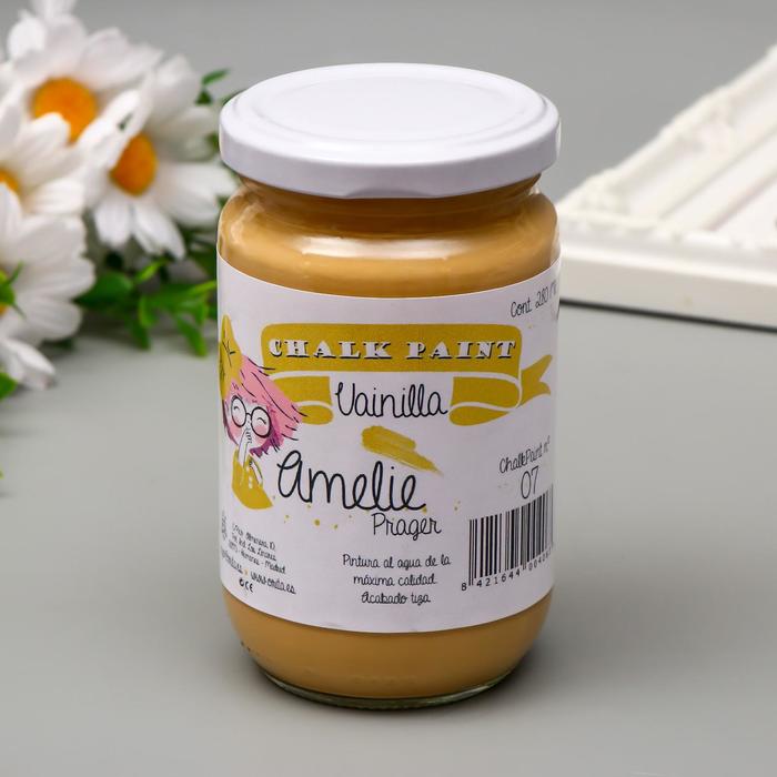 Меловая краска AMELIE ваниль, 280 мл
Меловая краска AMELIE ваниль, 280 мл