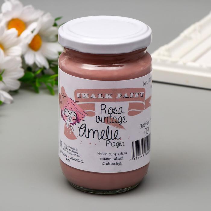 Меловая краска AMELIE розовый винтаж, 280 мл
Меловая краска AMELIE розовый винтаж, 280 мл