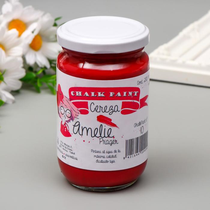 Меловая краска AMELIE вишнёвый, 280 мл
Меловая краска AMELIE вишнёвый, 280 мл