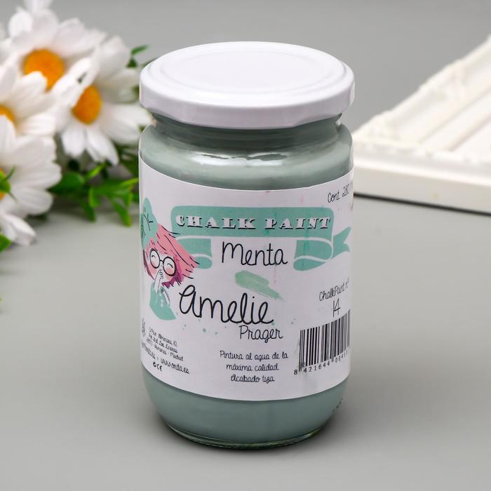 Меловая краска AMELIE мята, 280 мл
Меловая краска AMELIE мята, 280 мл