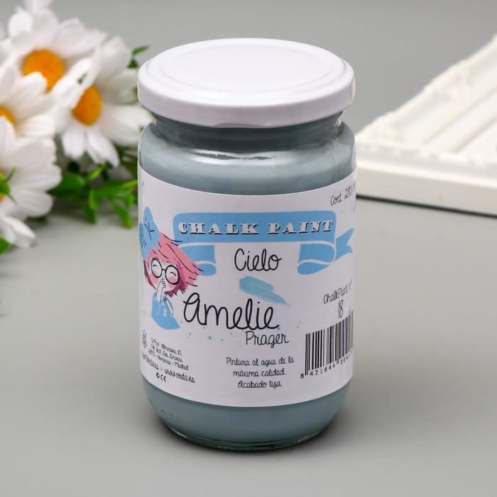 Меловая краска AMELIE небесный, 280 мл
Меловая краска AMELIE небесный, 280 мл