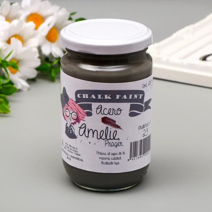 Меловая краска AMELIE сталь, 280 мл
Меловая краска AMELIE сталь, 280 мл