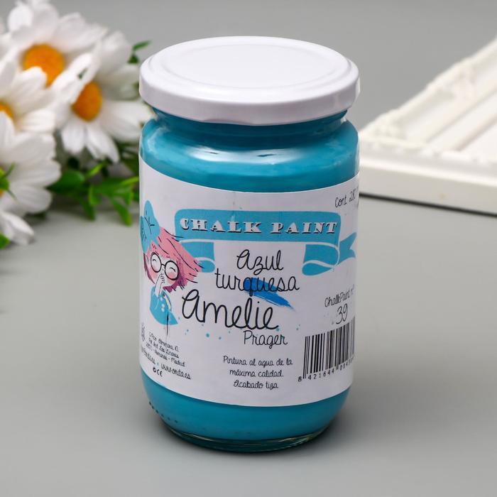 Меловая краска AMELIE бирюзовый, 280 мл
Меловая краска AMELIE бирюзовый, 280 мл