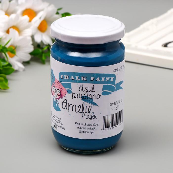 Меловая краска AMELIE прусский, 280 мл
Меловая краска AMELIE прусский, 280 мл