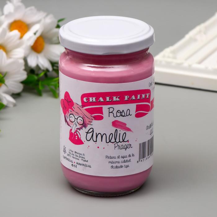 Меловая краска AMELIE розовый, 280 мл
Меловая краска AMELIE розовый, 280 мл