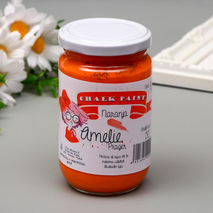 Меловая краска AMELIE апельсин, 280 мл
Меловая краска AMELIE апельсин, 280 мл
